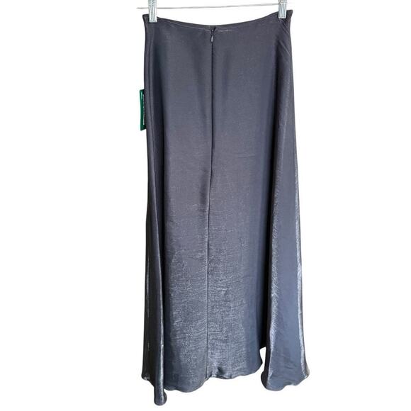 Vtg 80s SCOTT McCLINTOCK Black A-line Maxi Skirt Women’s 4 Romanticgoth HOCO - Picture 5 of 10